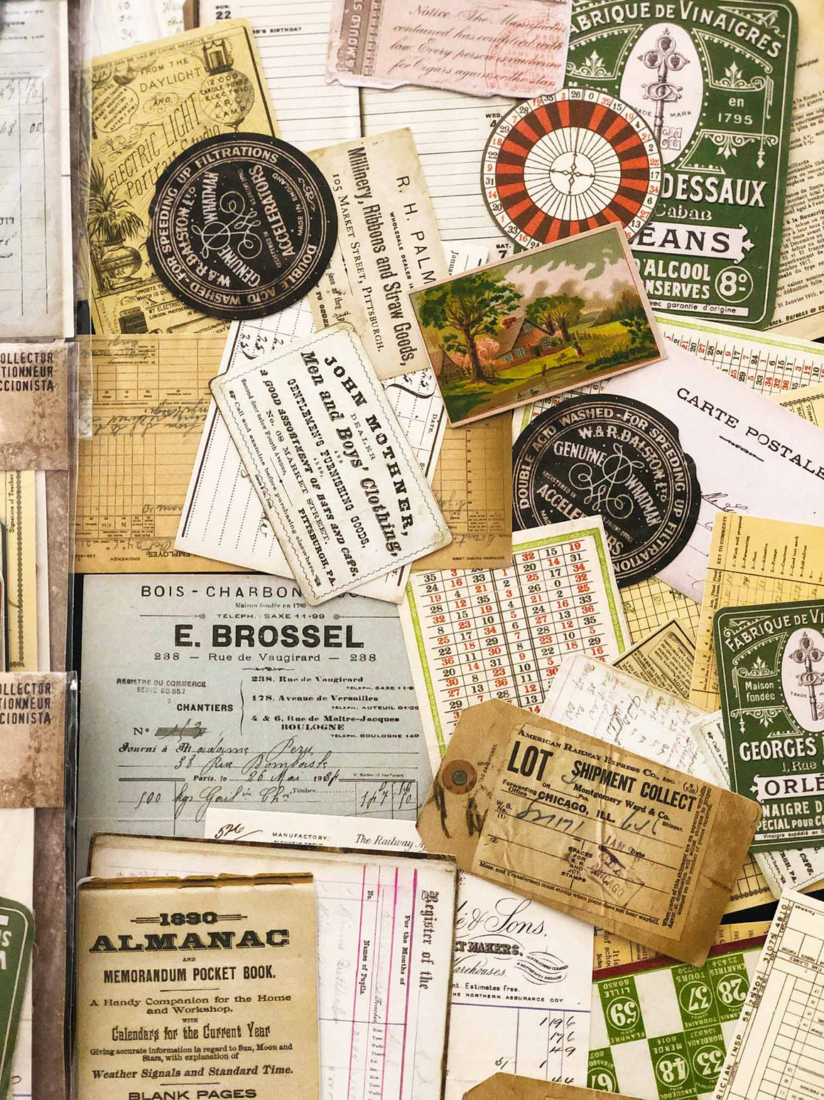 Pocket Cards by Tim Holtz 55 Papers Great for Mixed Media, Altered Art,  Junk Journals, Smash Books, Shadow Boxes 