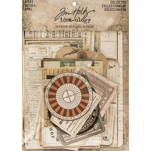 Tim Holtz® New Idea-ology Layers ' Collector' (32 Pack) Die Cuts from micmoc.com at Mic Moc