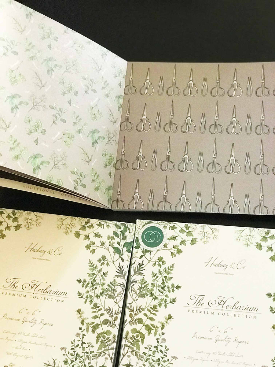 'The Herbarium' 6" x 6" Paper Pad - Craft Consortium - Craft Consortium from micmoc.com