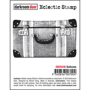 Darkroom Door Cling-Mount Eclectic Stamp - Suitcase at micmoc.com at Mic Moc Curated Emporium