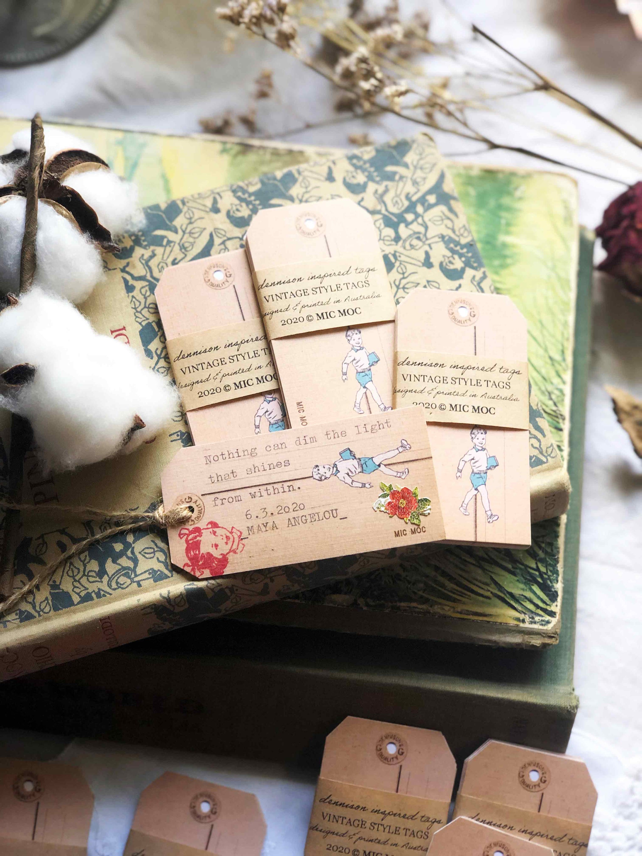 Vintage Style Tag  - VST 001 'Dennison-inspired Tag' from micmoc.com