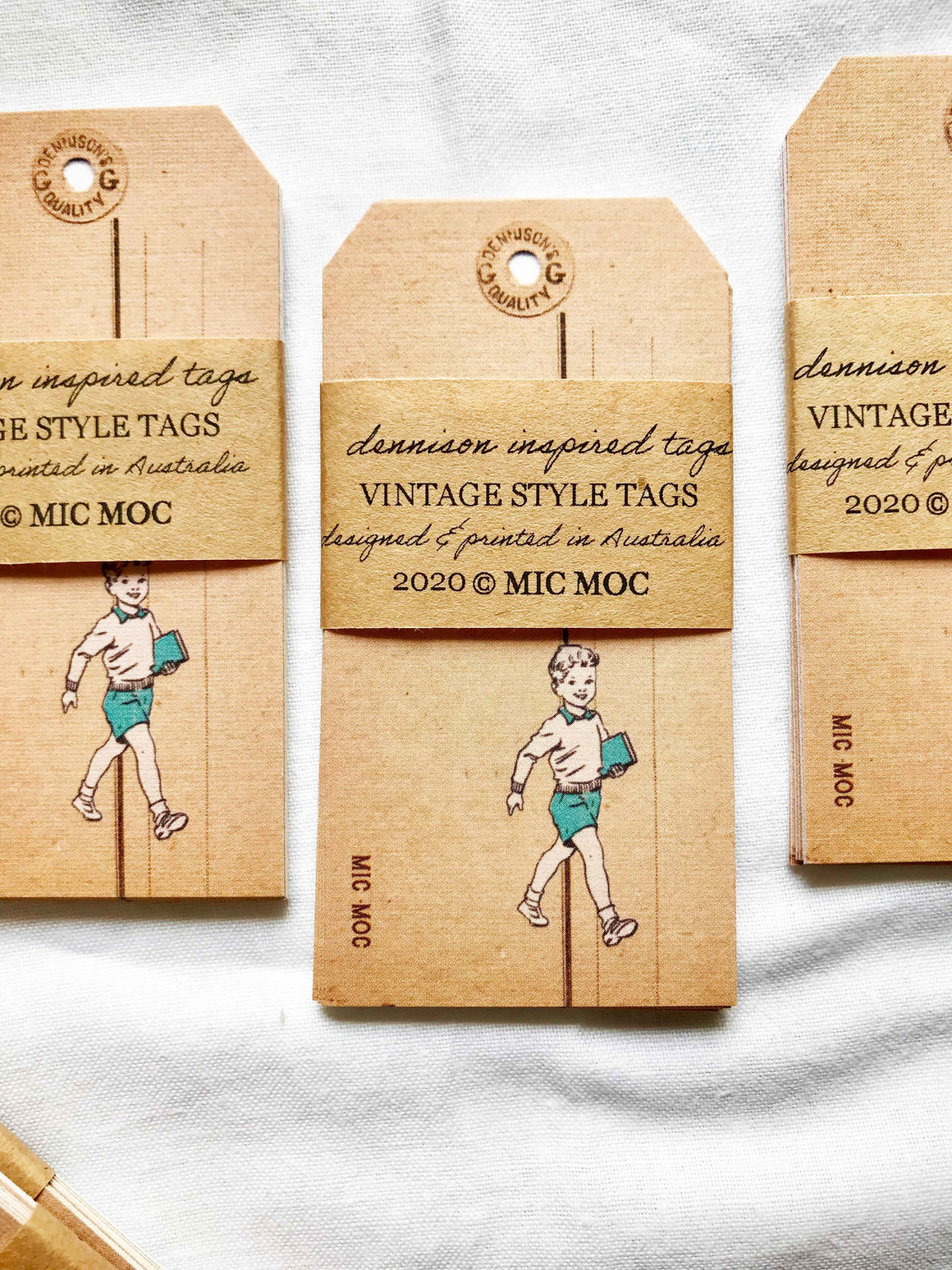 Vintage Style Tag  - VST 001 'Dennison-inspired Tag' from micmoc.com