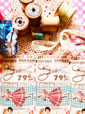 Gummed Collage Sheets - GCS 005 'Dressmaker' from micmoc.com