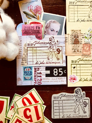 'Ephemera Coupon' Rubber Stamp by Mic Moc from micmoc.com