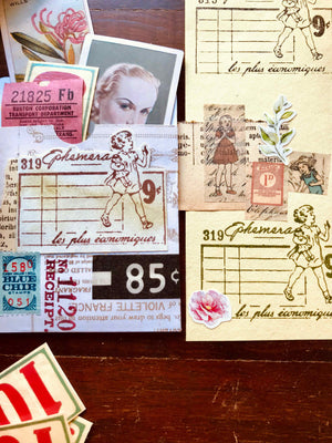 'Ephemera Coupon' Rubber Stamp by Mic Moc from micmoc.com