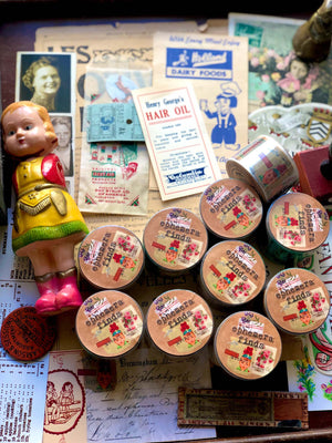 PET Clear Washi Tape 30MM - 'Ephemera Finds' (ビンテージ蒐集品) 