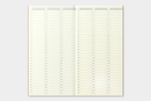 Traveler's Notebook Refill - 018 Free Diary Weekly (Regular Size) from micmoc.com at Mic Moc Curated Emporium