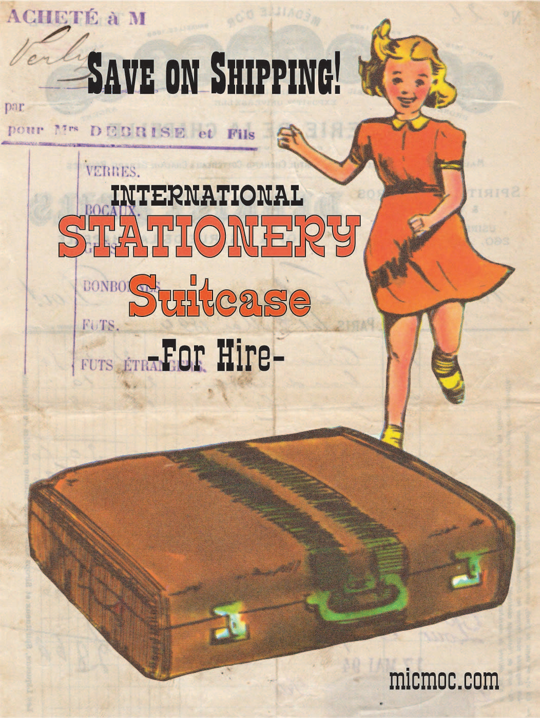 international suitcase hire from micmoc.com