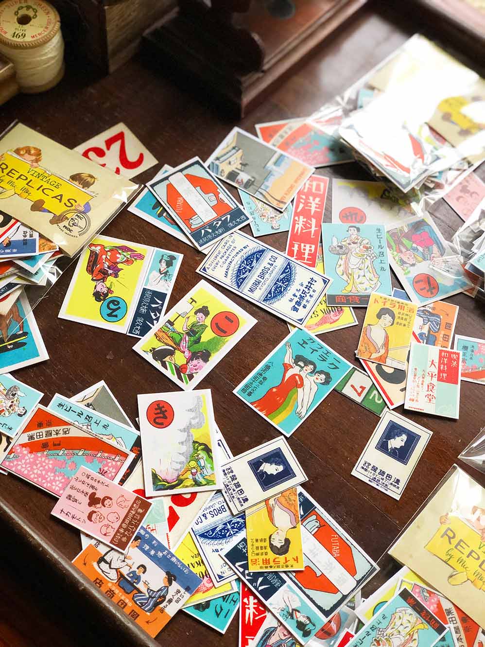 Vintage Japanese Ephemera Replicas (pack of mini 24) 古和紙レプリカ from micmoc.com at Mic Moc Curated Emporium