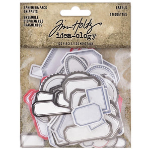 Tim Holtz® New Idea-ology Ephemera Snippets, Labels from micmoc.com at Mic Moc