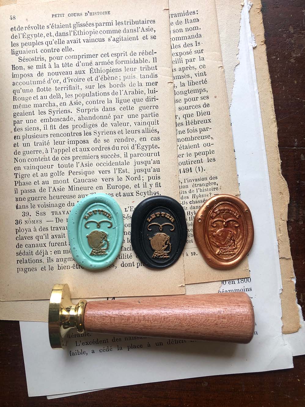 Wax Seal - 'Letter' ('信書' 封印) from micmoc.com at Mic Moc