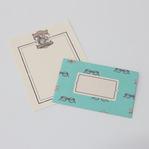 Mini Letter Writing Set - Library Squirrel from micmoc.com at Mic Moc Curated Emporium
