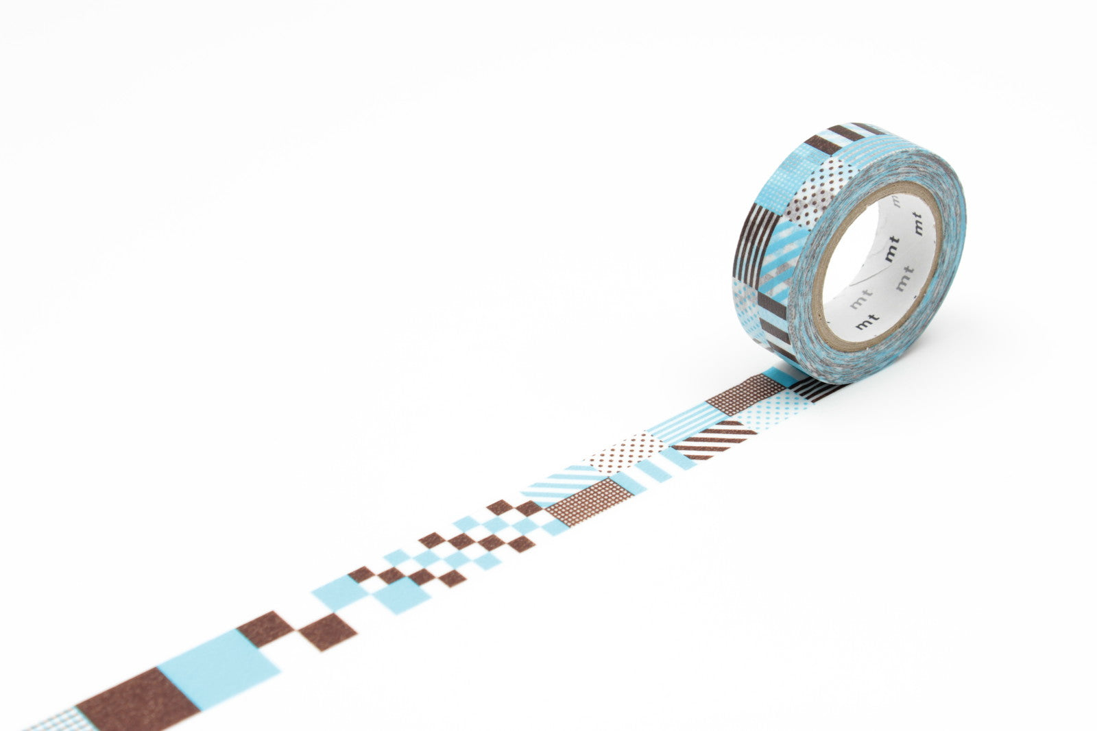 MT Washi Tape - Grid, Stripes & Dots In Blue
