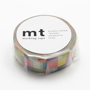 MT Washi Tape - Rainbow Mosaic