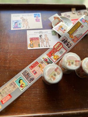 Premium PET (UV) Tape 45MM - 'Mail Remnants' (郵便物美術) - Mic Moc from micmoc.com at Mic Moc
