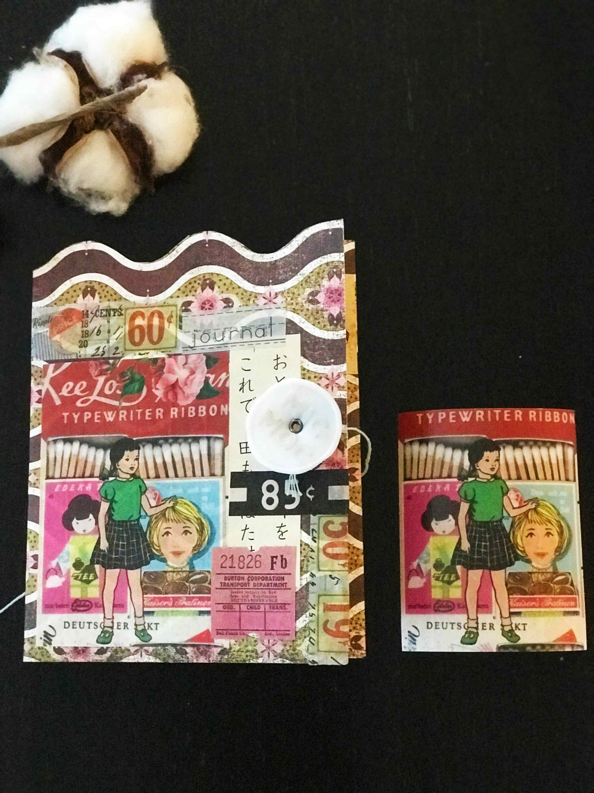 Gummed Collage Sheets - GCS 008 'Matchbox Medley' from Mic Moc at micmoc.com