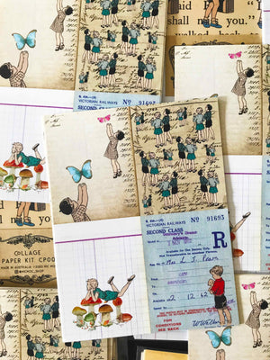 Collage Paper Kit CP001 - Mic Moc (12 sheets) by micmoc.com at Mic Moc Curated Emporium