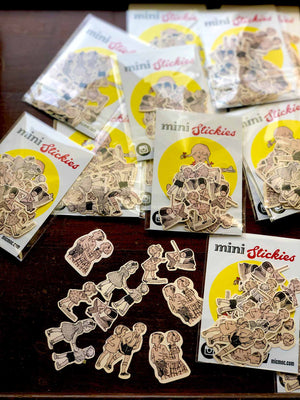 Petite Deux - Mic Moc Mini Stickies  (16 Pc/16個ミニサイズビニールステッカー)Sticker Pack from micmoc.com at Mic Moc