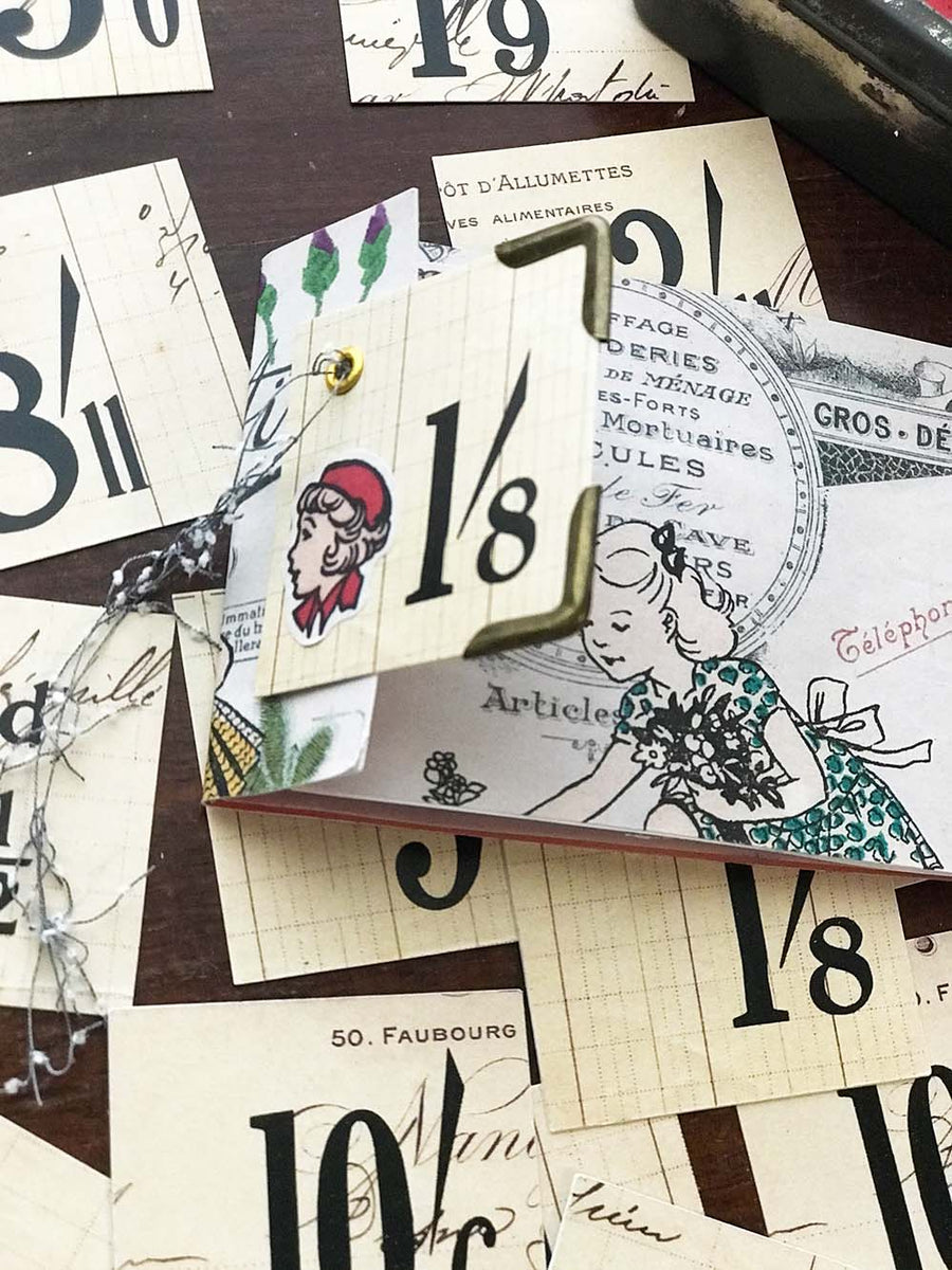 'Mon Numero’ Die Cuts (Paper Embellishments -12 Pk) from micmoc.com ('数字’ トレーディングカード)