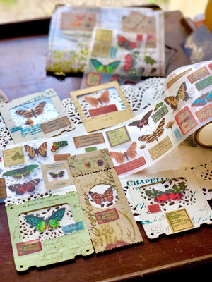 PET Clear Washi Tape 60MM - 'Museum Archives' {博物館資料室} 和紙 - from micmoc.com at Mic Moc from micmoc.com