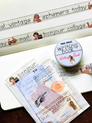 My Writing Book Washi (Printed)Tape WT004MWB - by Mic Moc from micmoc.com