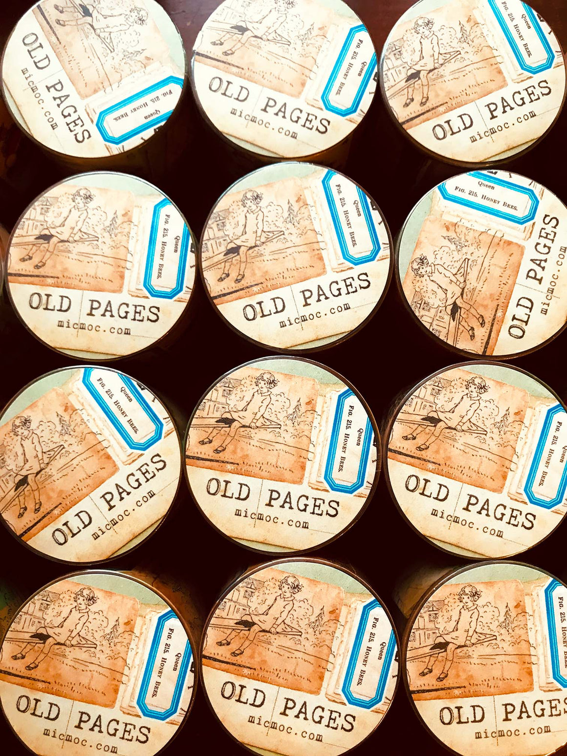 PET Clear Washi Tape - 'Old Pages' (古い本のページ和紙) from micmoc.com at Mic Moc
