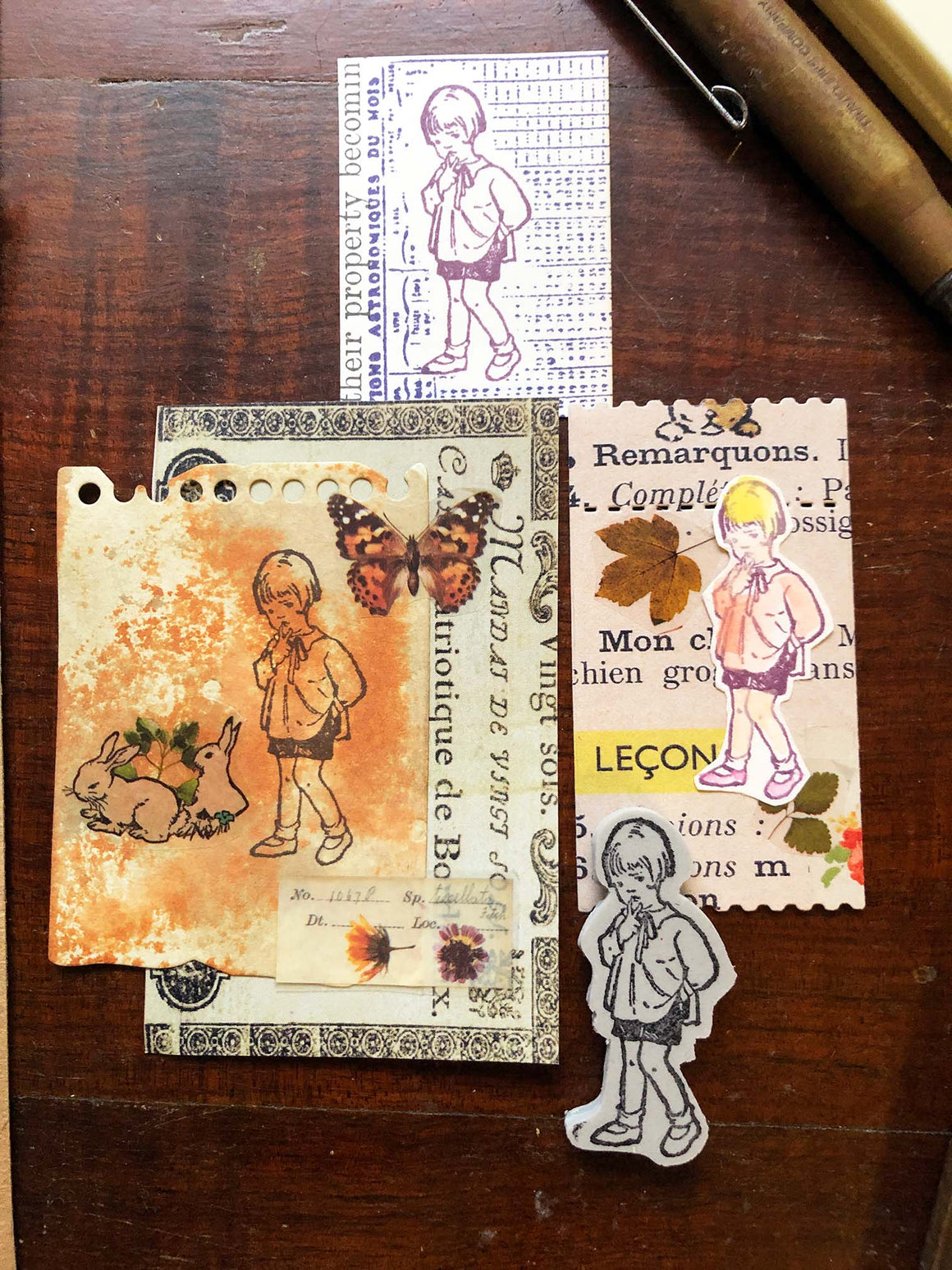 'Only Happy Thoughts' Rubber Stamp by Mic Moc (幸せな気持ち) from micmoc.com
