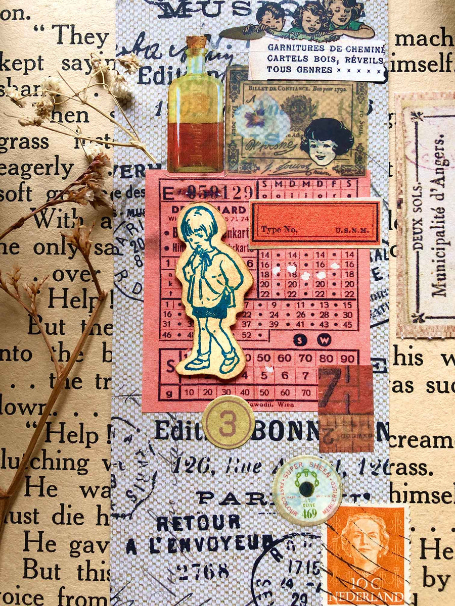 'Only Happy Thoughts' Rubber Stamp by Mic Moc (幸せな気持ち) from micmoc.com
