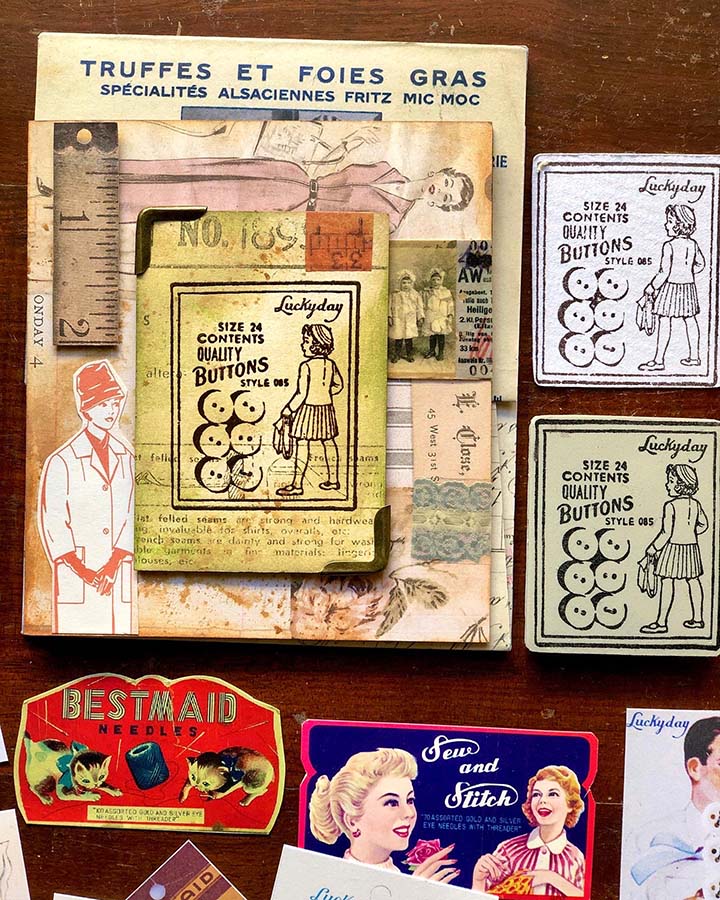 Quality Buttons Rubber Stamp by Mic Moc (品質ボタン)from micmoc.com 
