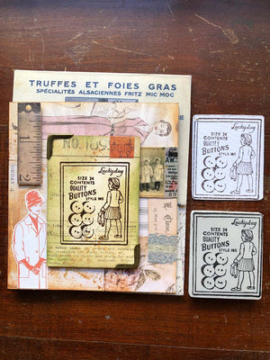 Quality Buttons Rubber Stamp by Mic Moc (品質ボタン)from micmoc.com 