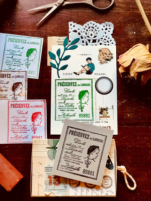 'Quality Label' (label de qualité) Rubber Stamp by Mic Moc from micmoc.com