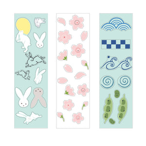 Shinzi Katoh Boxed Sticker Roll - Japanese Icons on micmoc.com