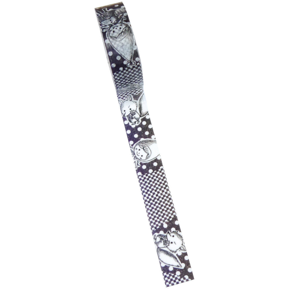 Shinzi Katoh Red riding hood black washi tape micmoc.com Mic Moc Curated Emporium