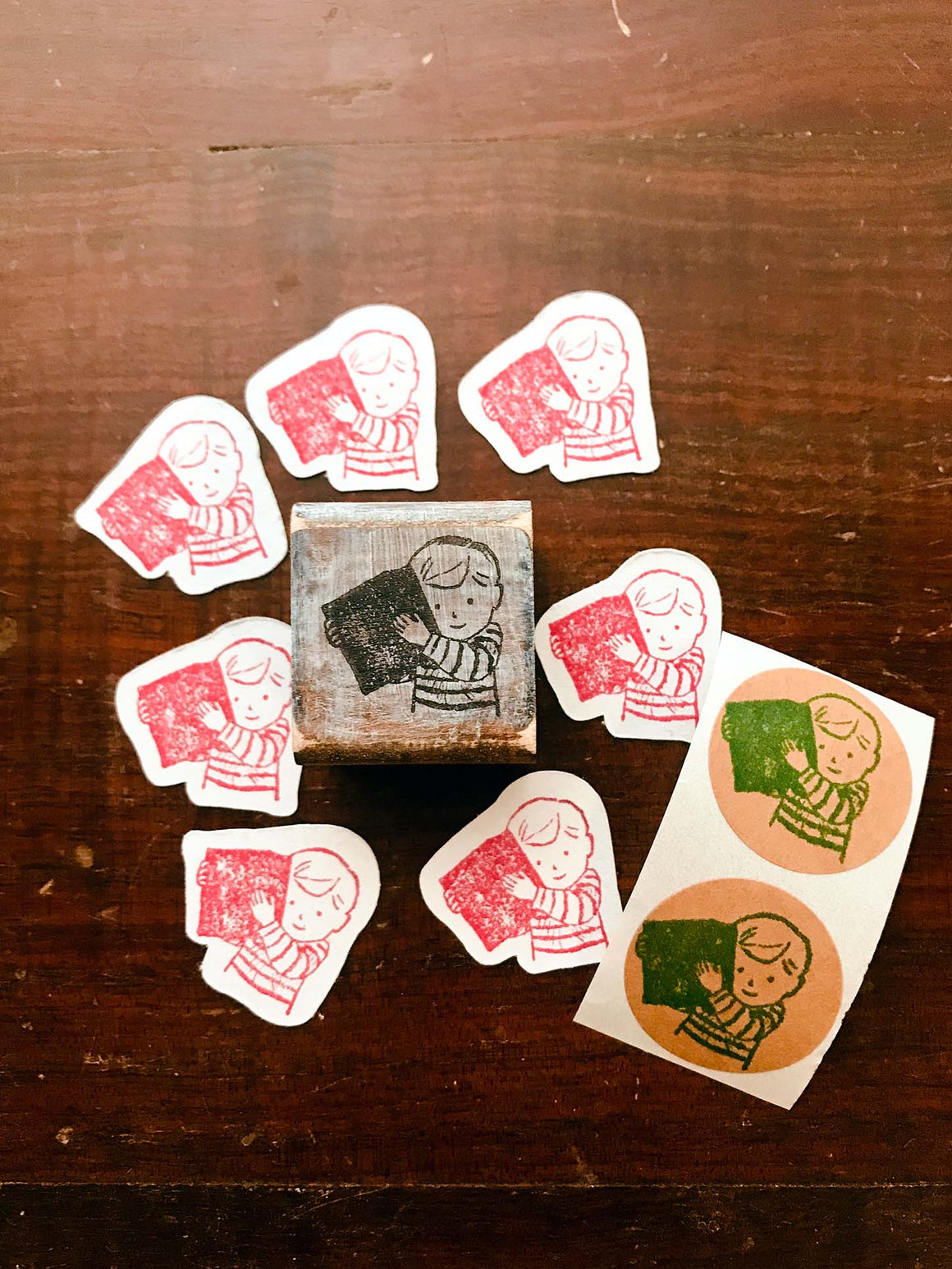 ‘Specially For You’ Wood Rubber Stamp by Mic Moc (‘あなたへの特別な贈り物’) from micmoc.com