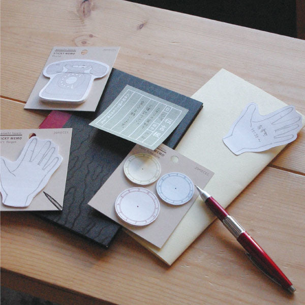 Watashi Lassic Sticky Notes - Hand Palm / Don't Forget from micmoc.com at Mic Moc Curated Emporium