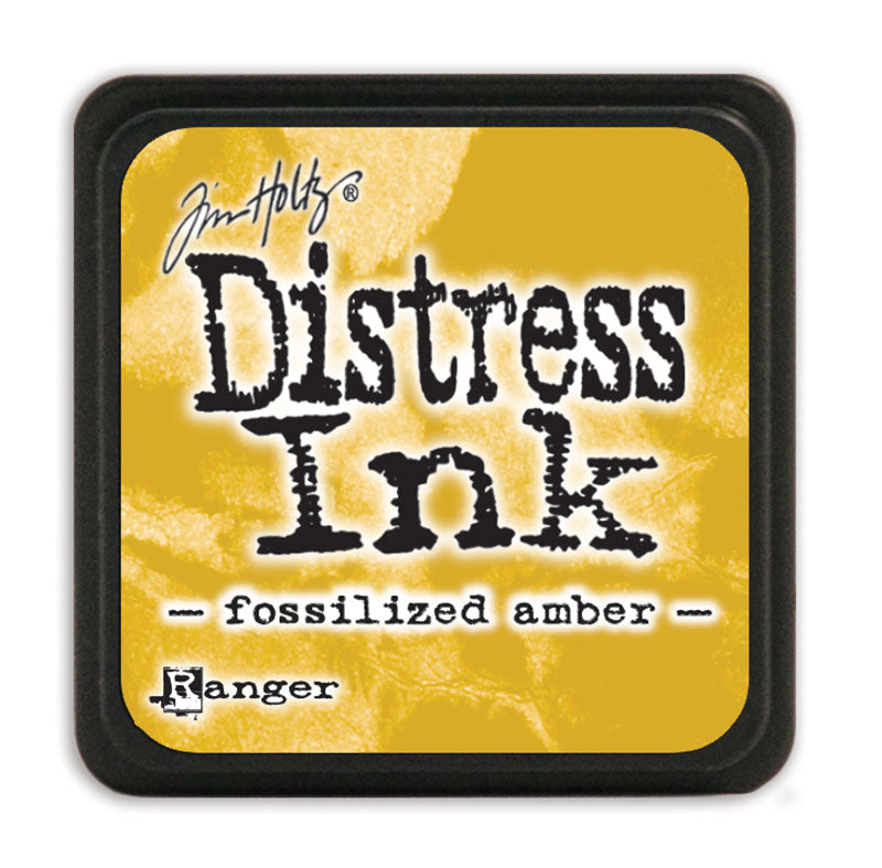 MINI Distress Ink Pad - Fossilized Amber