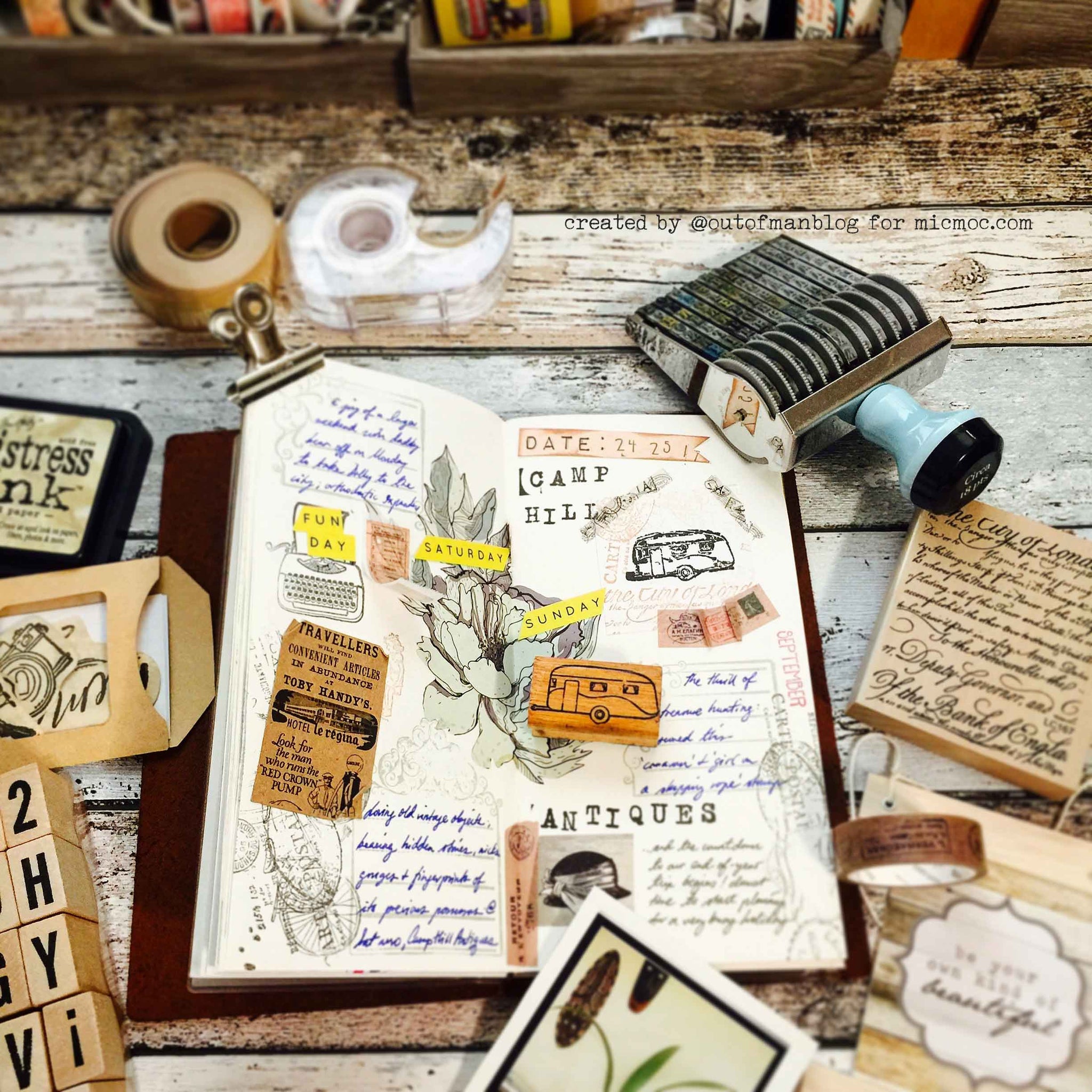 TRAVELER'S COMPANY Brown Traveler's Notebook micmoc.com at Mic Moc Australia shipping 