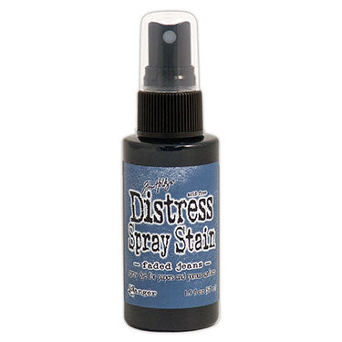 Distress Spray Stain - Faded Jeans from micmoc.com at Mic Moc