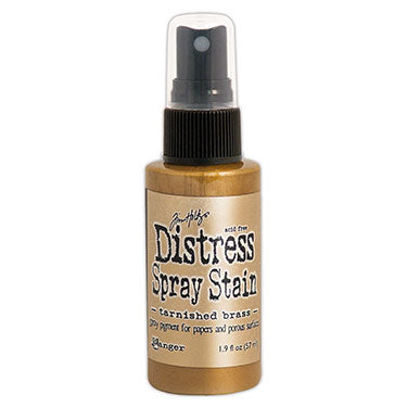 Distress Spray Stain - Tarnished Brass from Mic Moc at micmoc.com