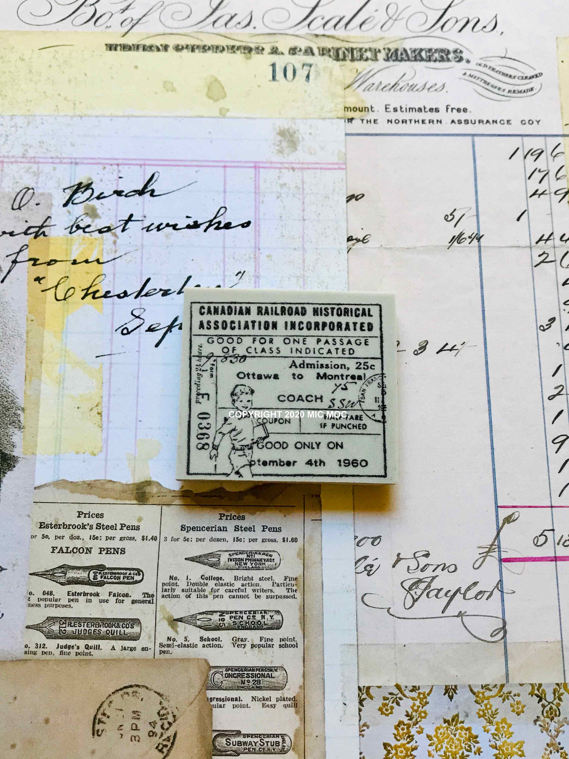 'Take That Trip' ticket stamp by Mic Moc from micmoc.com