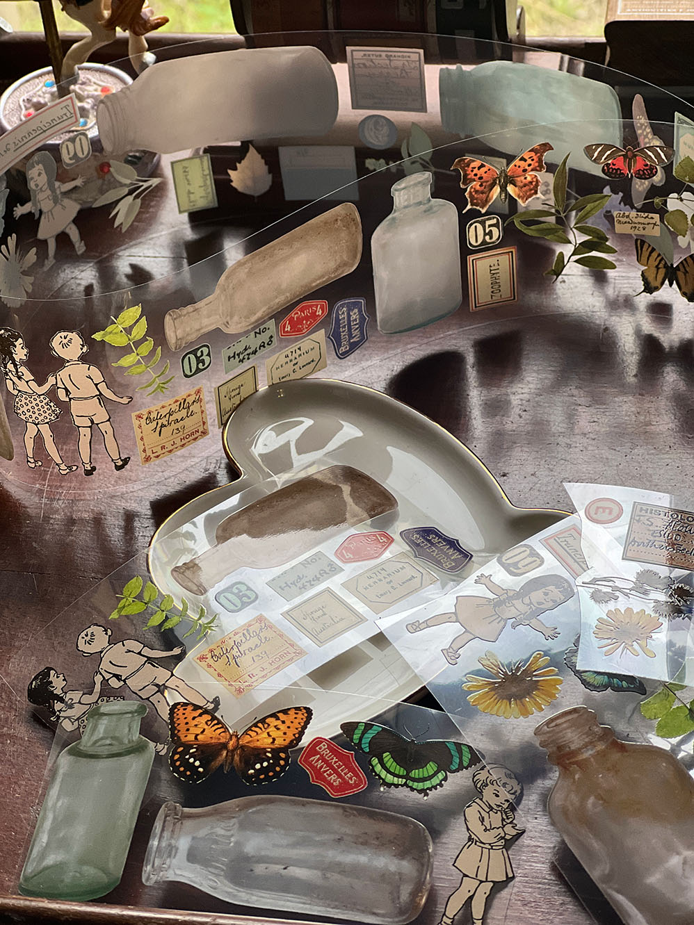 Premium PET (UV) Tape 60MM - 'Vintage Bottles' (アンティークボトル) - Mic Moc from micmoc.com at Mic Moc