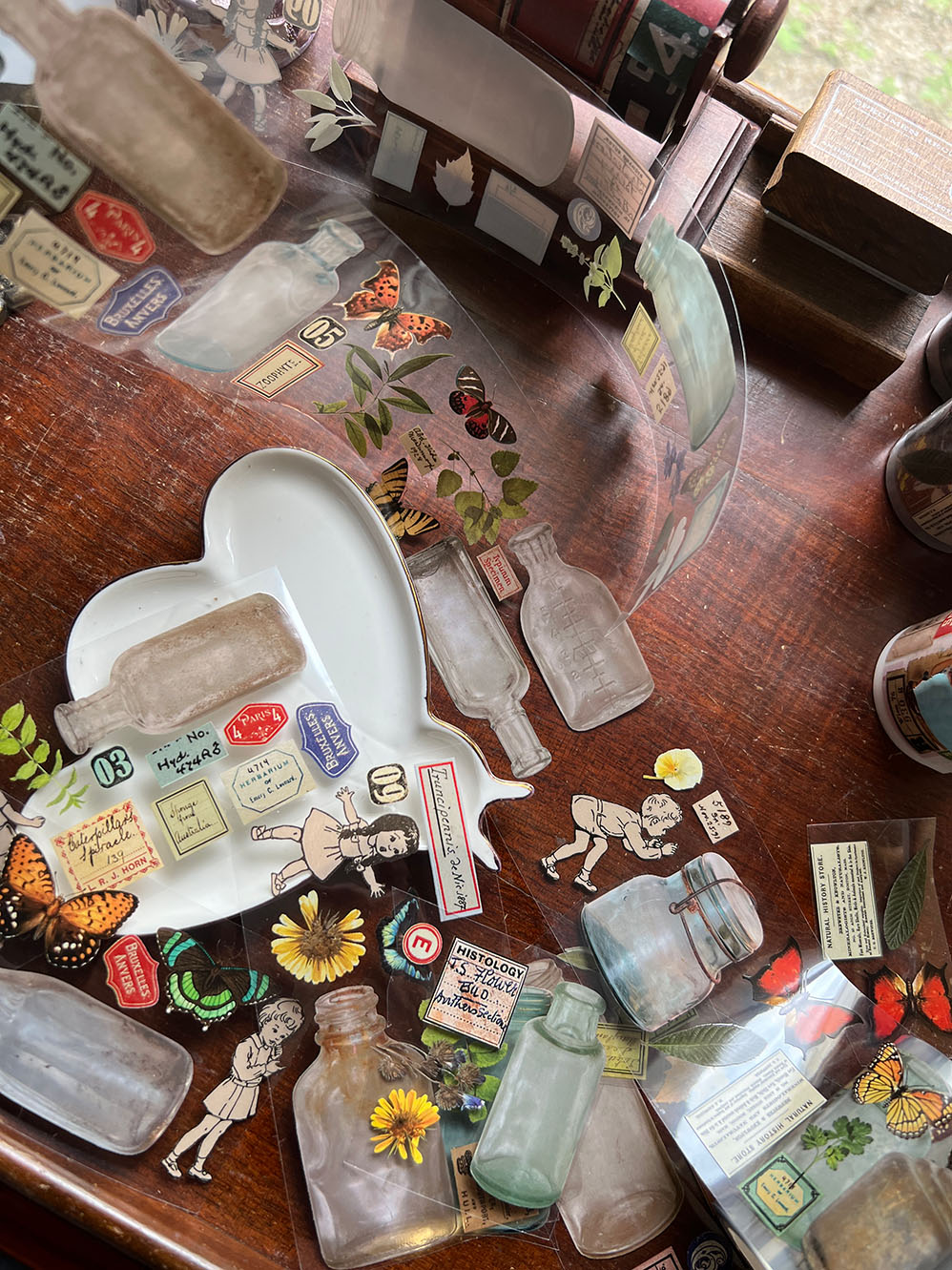 Premium PET (UV) Tape 60MM - 'Vintage Bottles' (アンティークボトル) - Mic Moc from micmoc.com at Mic Moc