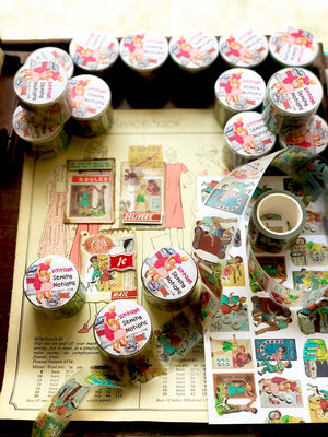 PET Clear Washi Tape 35MM - Sewing Notions (裁縫用品 ヴィンテージ和紙) - Mic Mocfrom micmoc.com at Mic Moc from micmoc.com