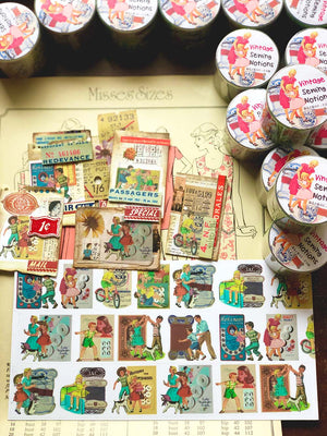 PET Clear Washi Tape 35MM - Sewing Notions (裁縫用品 ヴィンテージ和紙) - Mic Mocfrom micmoc.com at Mic Moc from micmoc.com