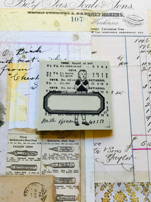 'Waiting' Rubber Stamp by Mic Moc at micmoc.com