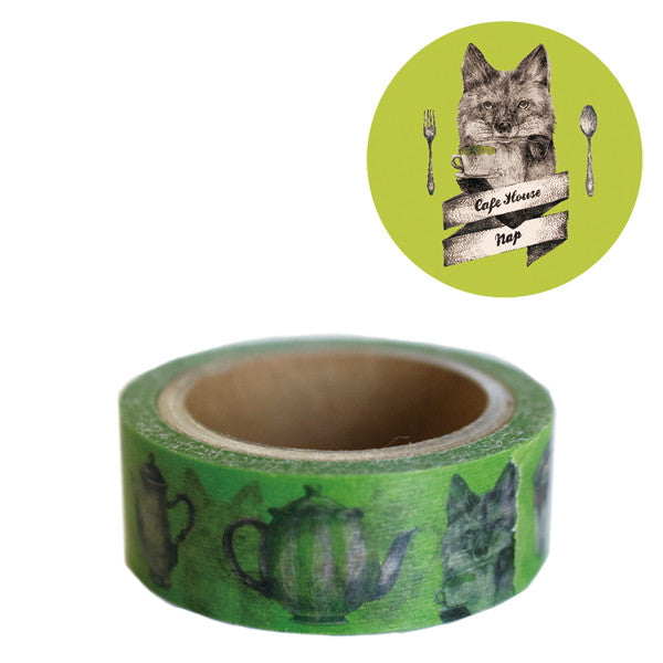 Washi Tape - Cafe Fox from micmoc.com at Mic Moc Curated Emporium