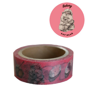 Washi Tape - Bakery Bear from micmoc.com at Mic Moc Curated Emporium