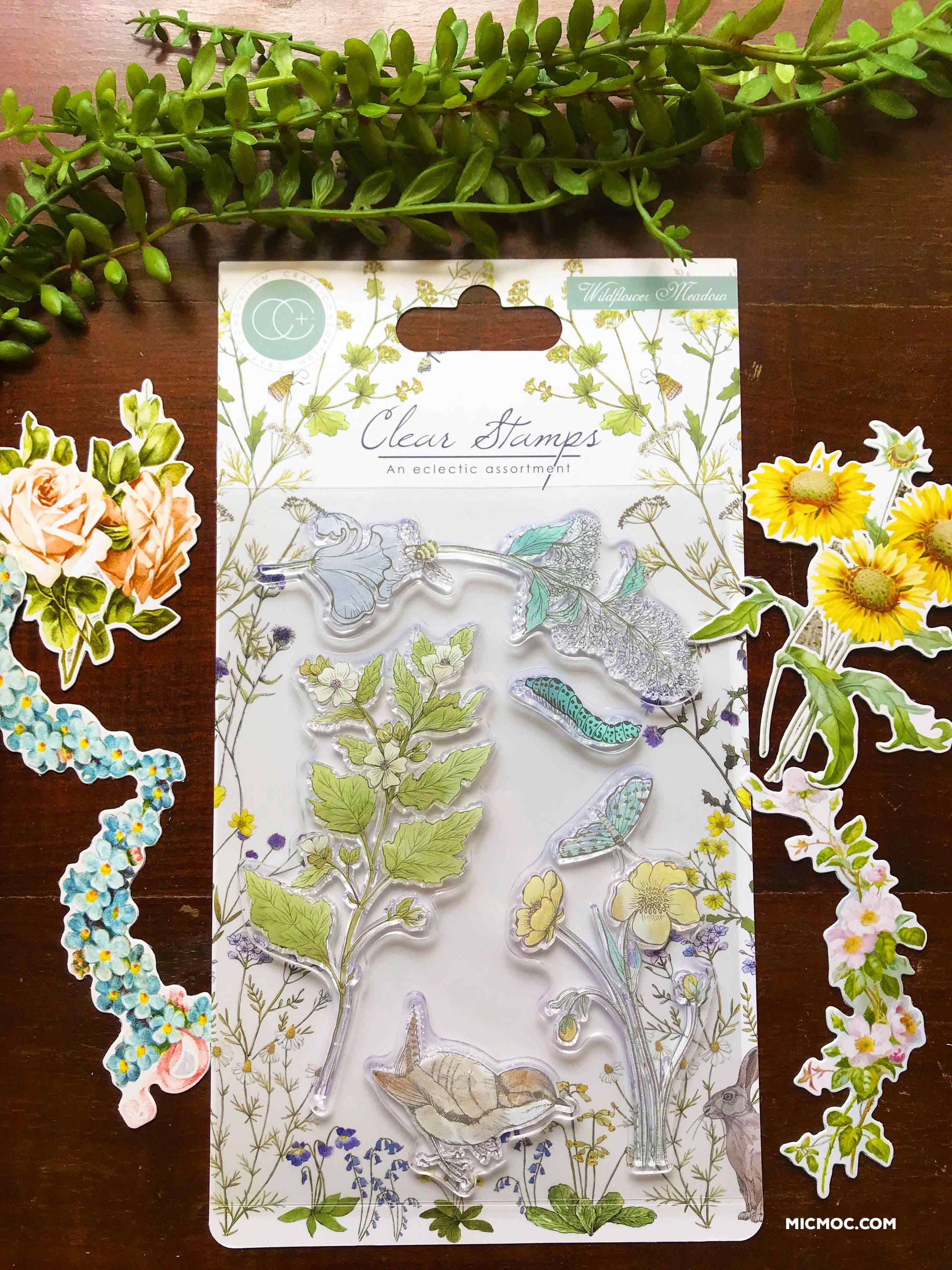 Craft Consortium At Home in the Wildflowers Clear Stamps Wildblumen Craft Consortium At Home in the Wildflowers Clear Stamps Wildblumen