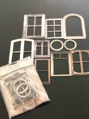 Tim Holtz® New Idea-ology Layers 'Window Frames' (10 Pack) Baseboards from micmoc.com at Mic Moc