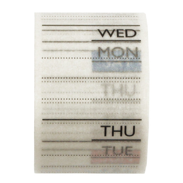 30mm Washi Tape - Weekly Schedule at micmoc.com at Mic Moc Curated Emporium